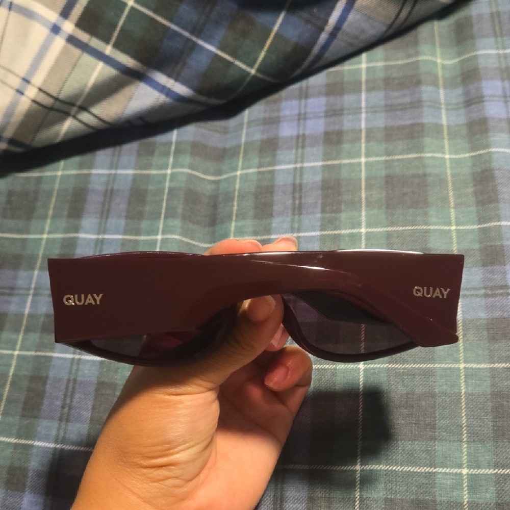 Quay Burgundy Sunglasses